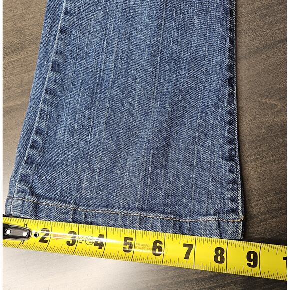 Levi's Blue Denim 515 Bootcut Women's Boot Cut Jeans Classic Style Sz 4S - Picture 7 of 9